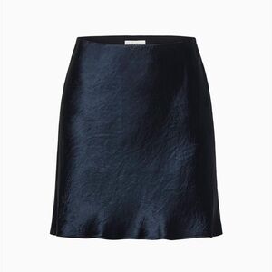 Aritzia Slip Satin Mini Skirt